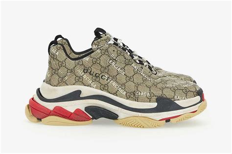 balenciaga gucci trainers|Balenciaga triple s sneakers.